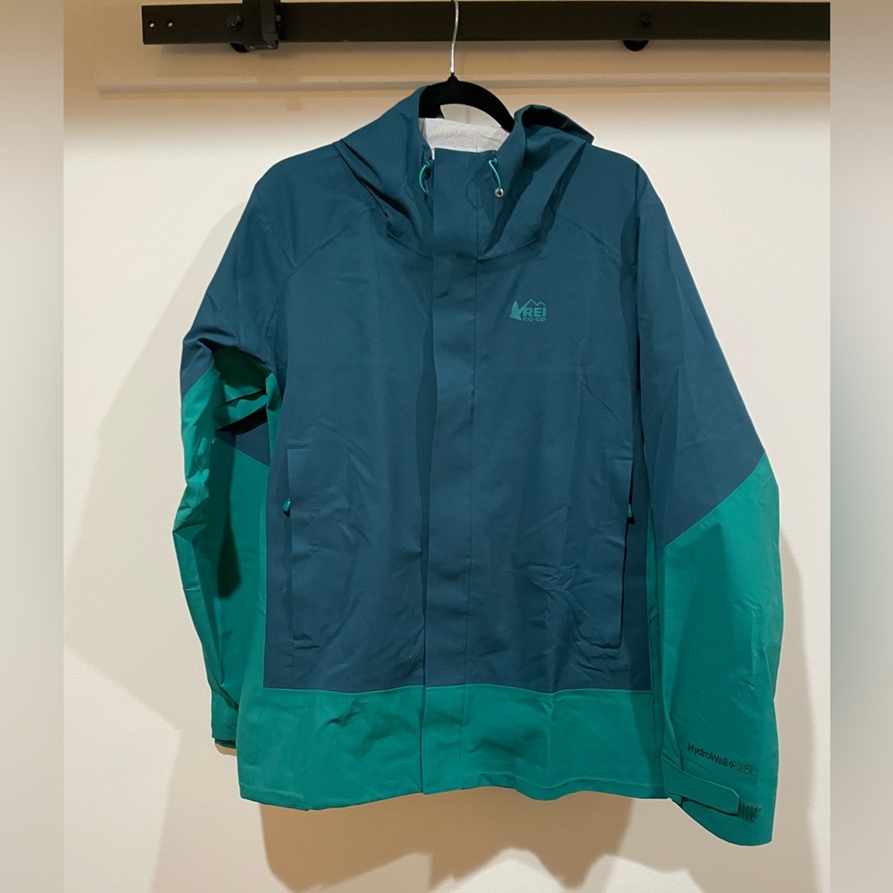 REI Women’s Jacket Size 1X- Dark Blue and Teal